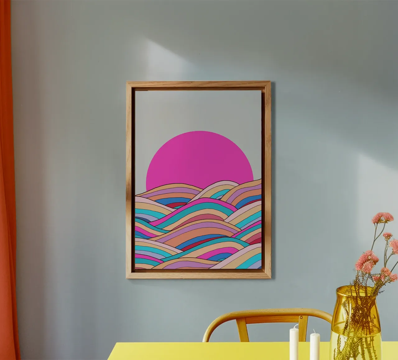 L'oceano colorato alluminio dibond da James M Coyle