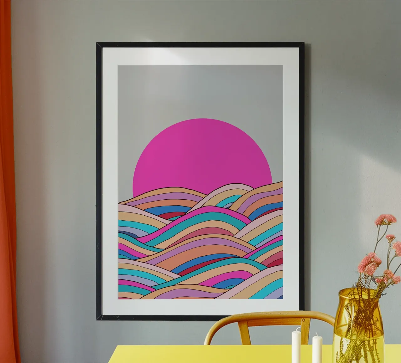 L'oceano colorato carta hahnemühle da James M Coyle