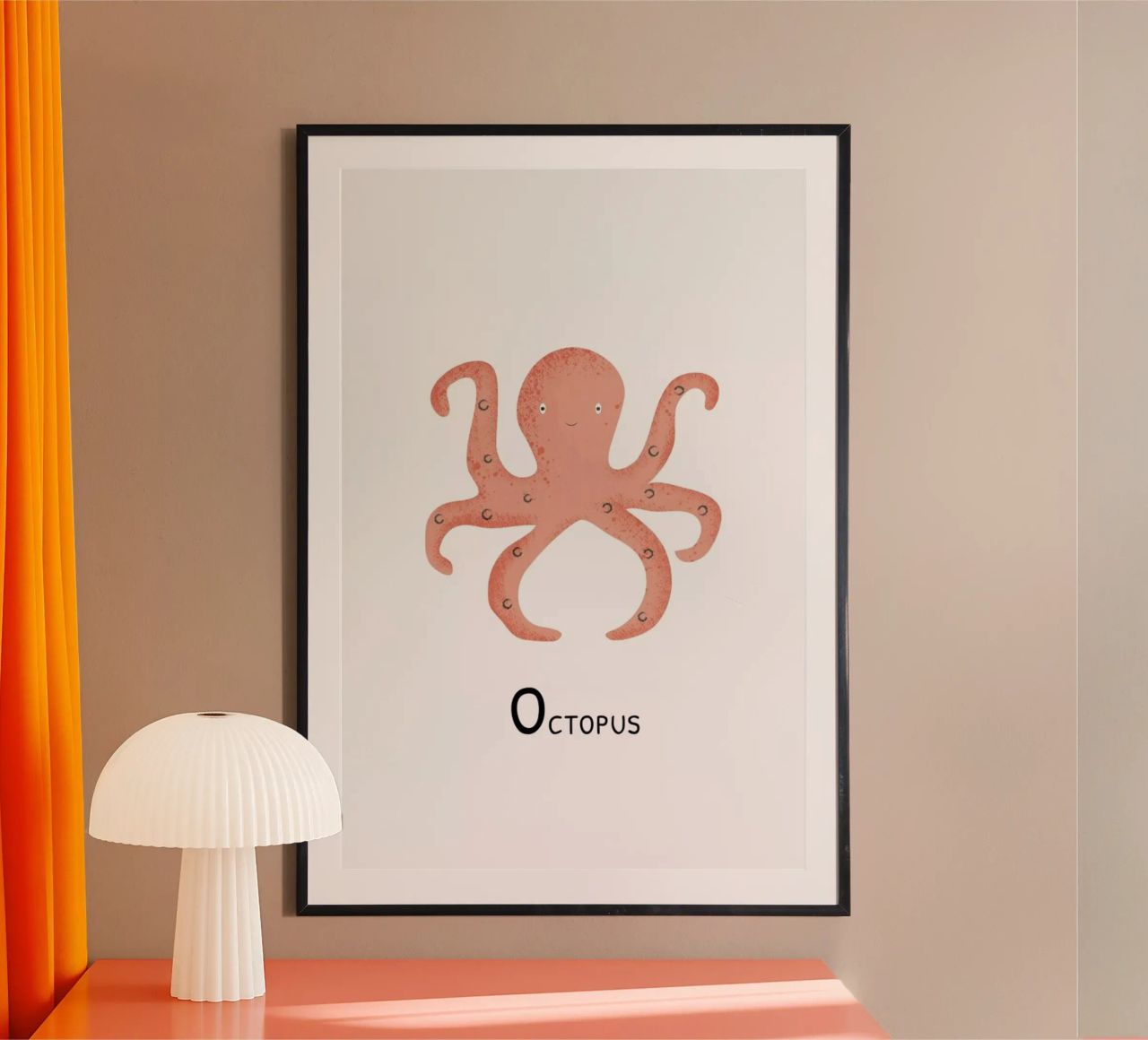 Octopus poster by Little Flourishes