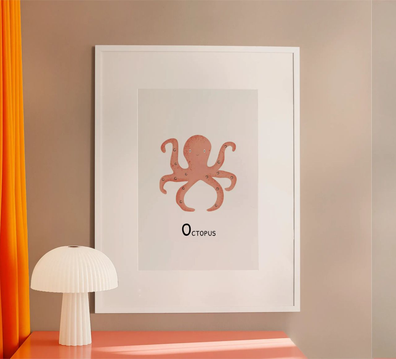 Octopus poster by Little Flourishes