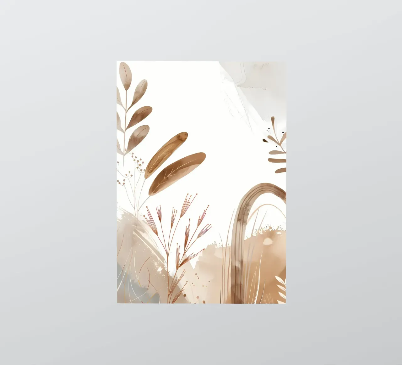 Arte botanica ad acquerello adesivo da Rebecca Clark Wyrick