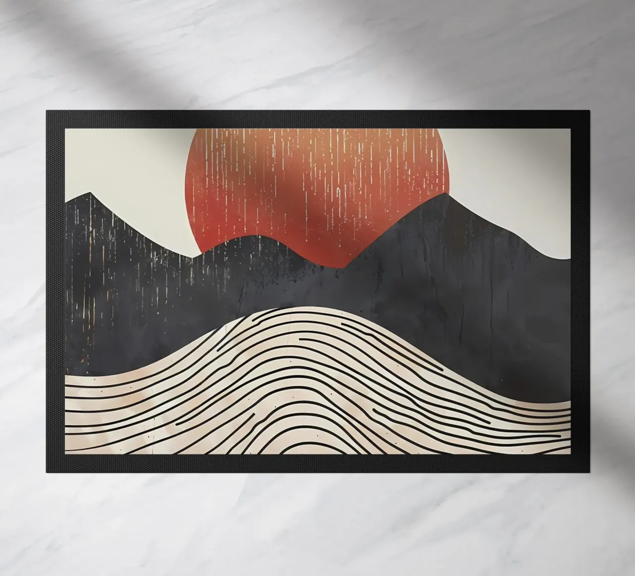 Sunset Ridges Fußmatte von James M Coyle