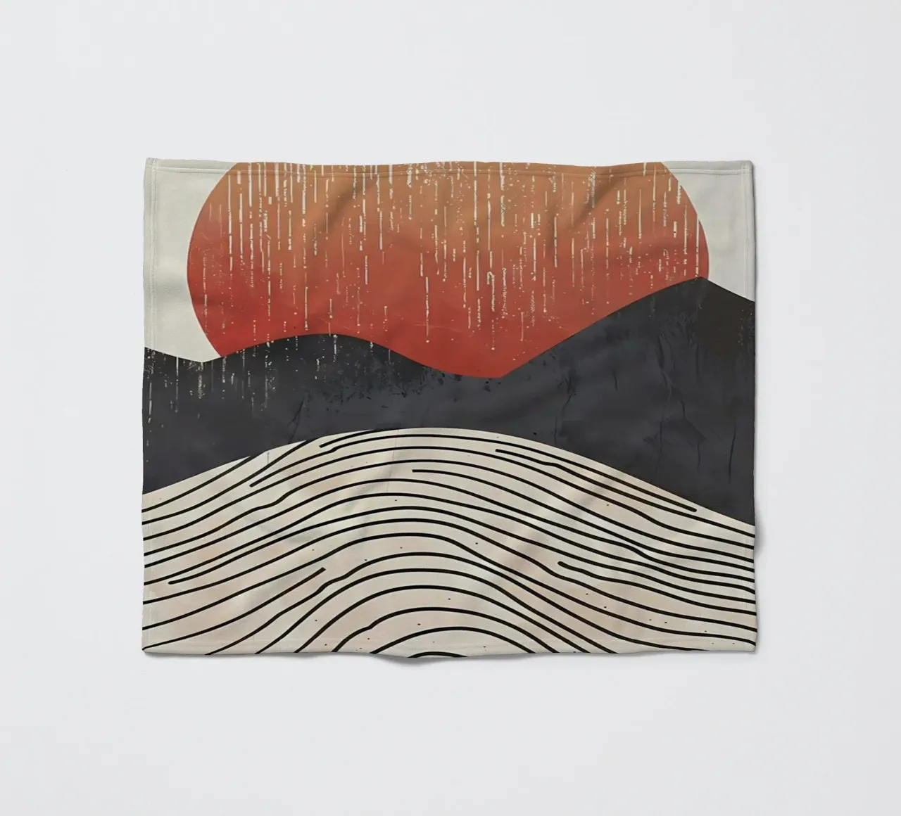 Cime del tramonto coperta in pile da James M Coyle