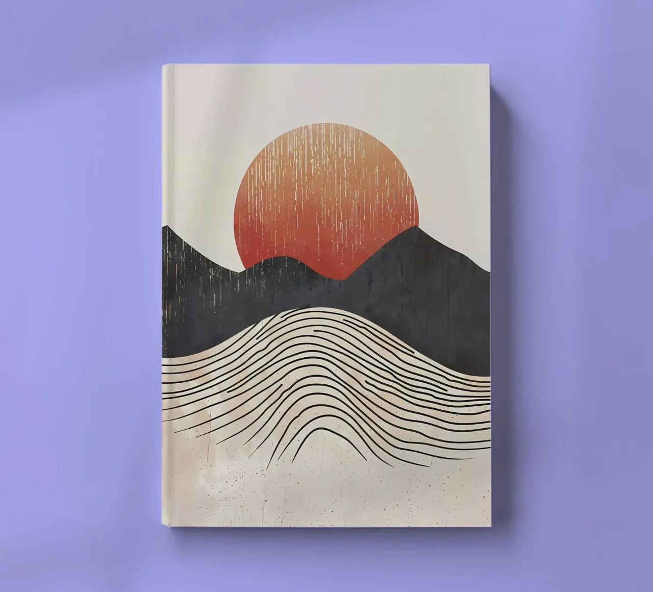 Sunset Ridges Notizbuch von James M Coyle
