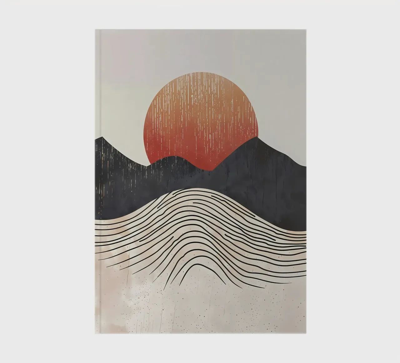 Sunset Ridges Notizbuch von James M Coyle