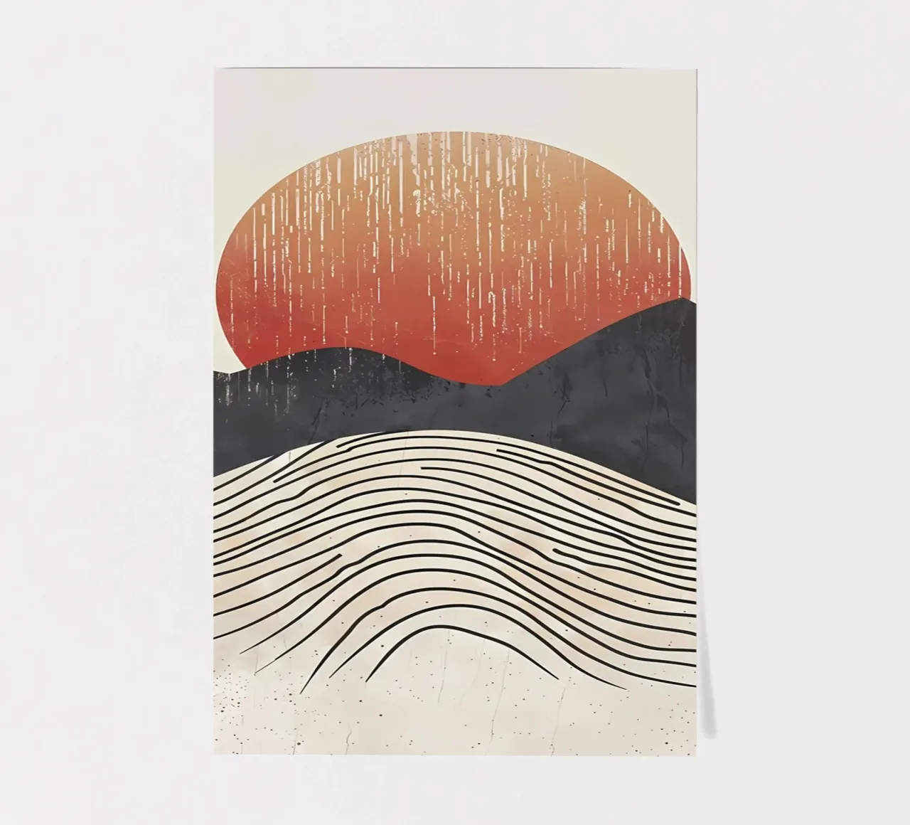 Sunset Ridges sticker sheet by James M Coyle