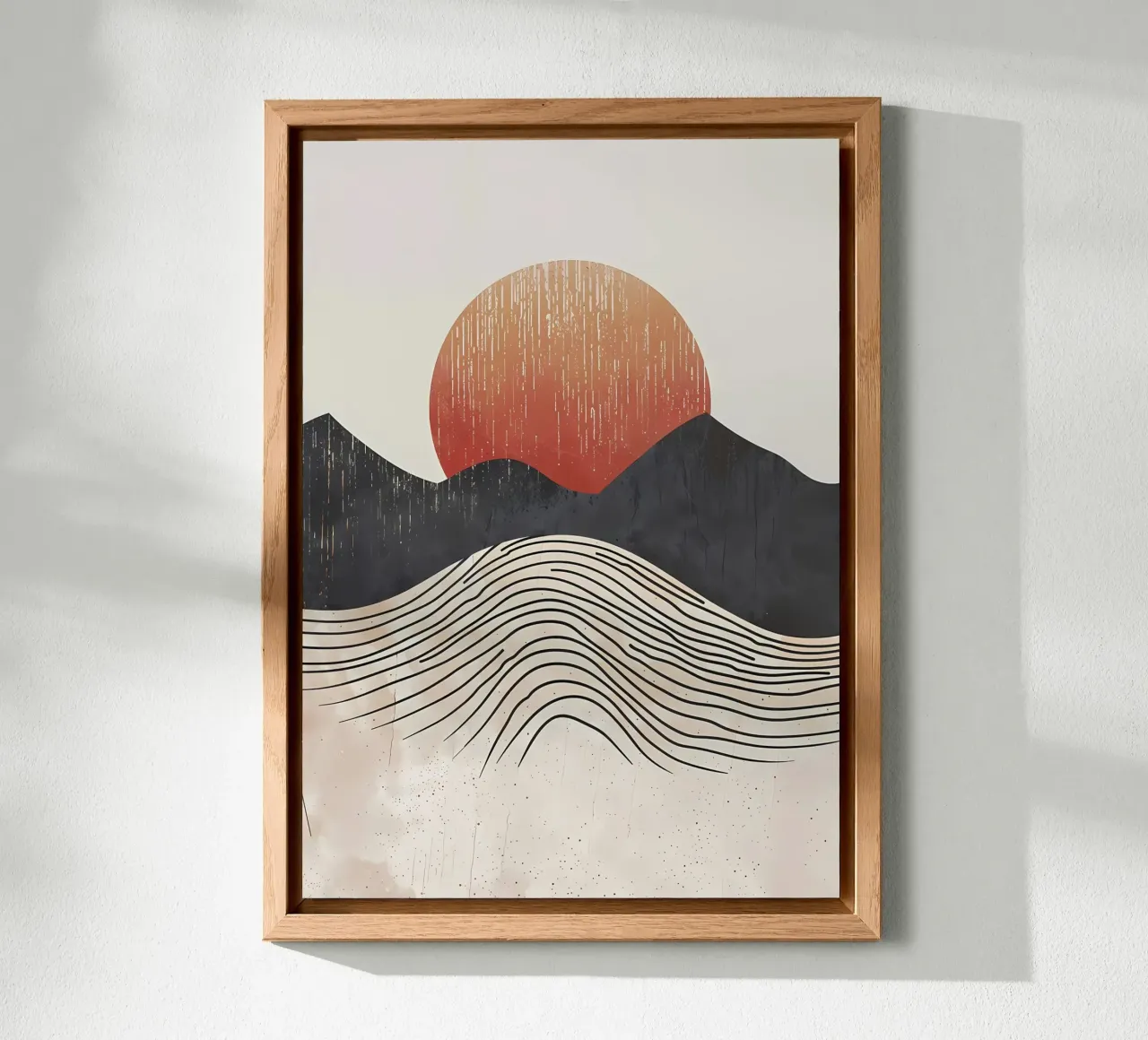 Sunset Ridges forex plate by James M Coyle