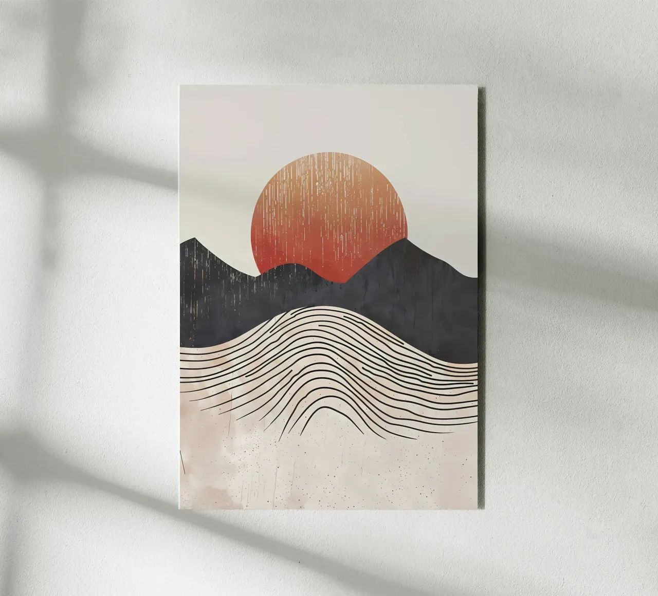Sunset Ridges forex plate by James M Coyle