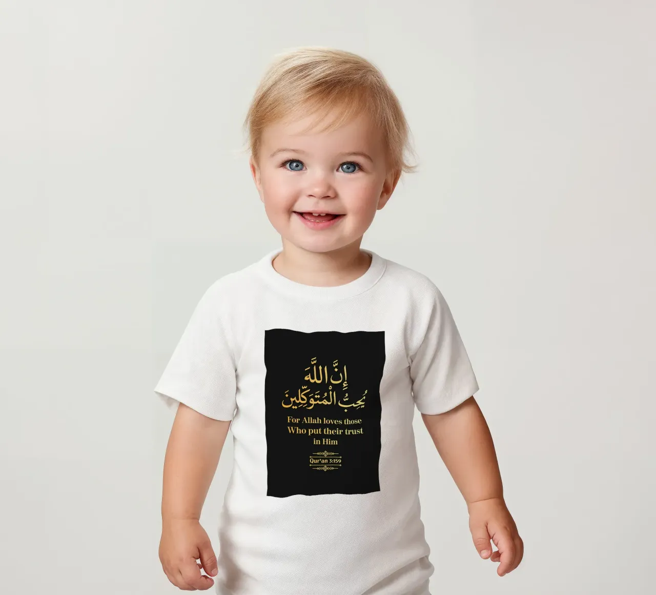 Surat Al Imran Versetto 159 maglietta neonato da Albert S Jacob