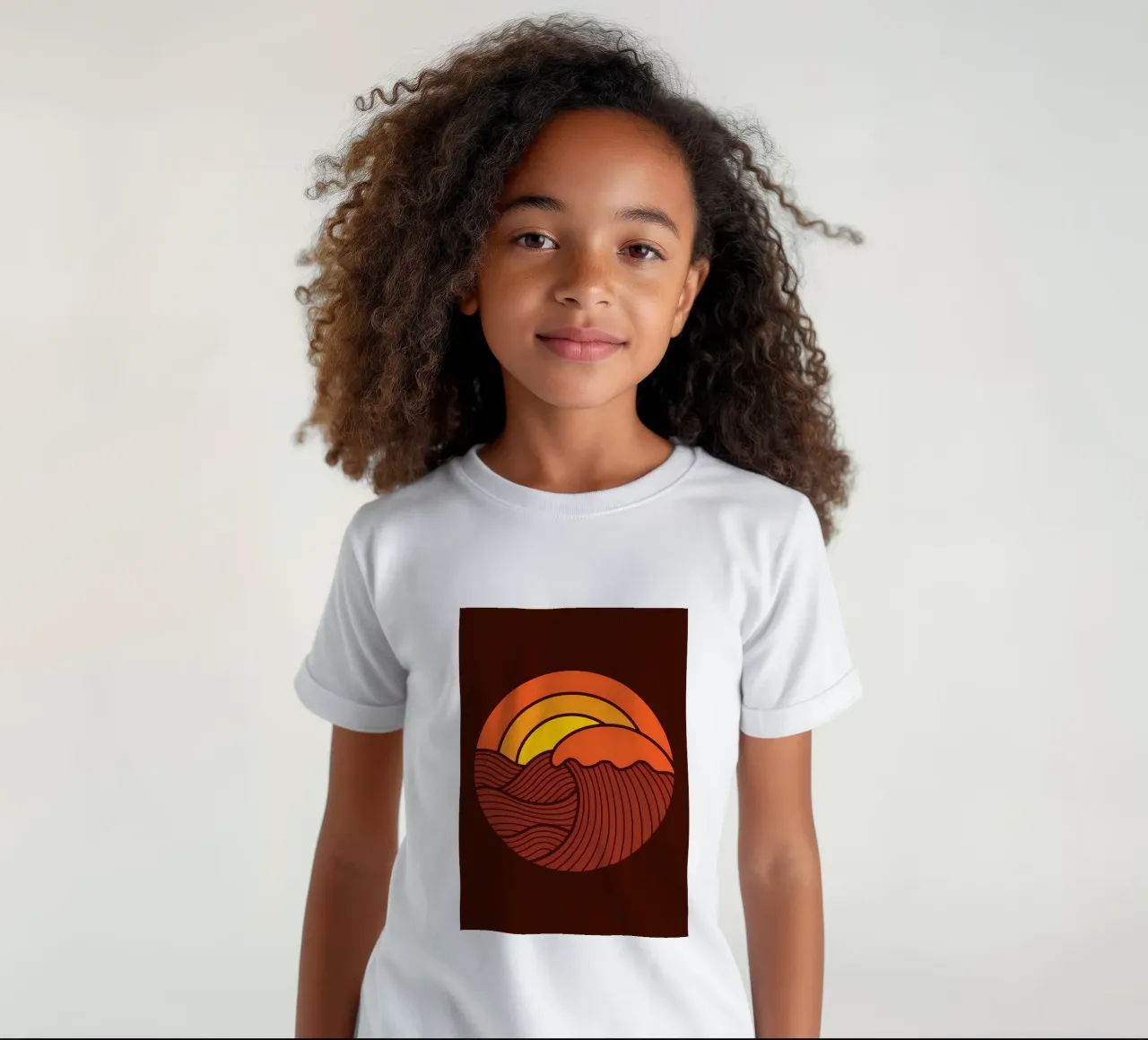 Sunset Circle t-shirt bambini da James M Coyle