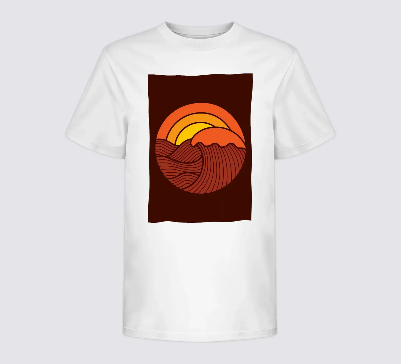 Sunset Circle t-shirt bambini da James M Coyle