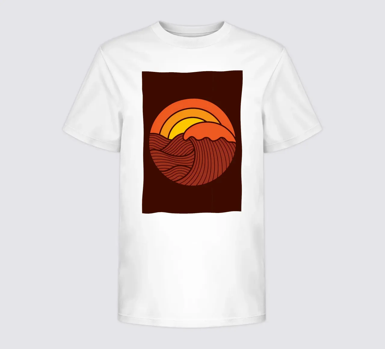 Sunset Circle t-shirt bambini da James M Coyle