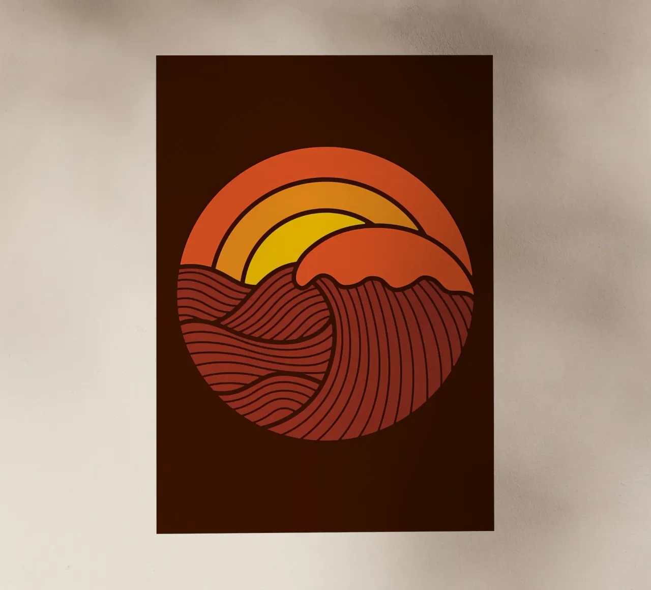 Circolo del tramonto pellicola backlit da James M Coyle