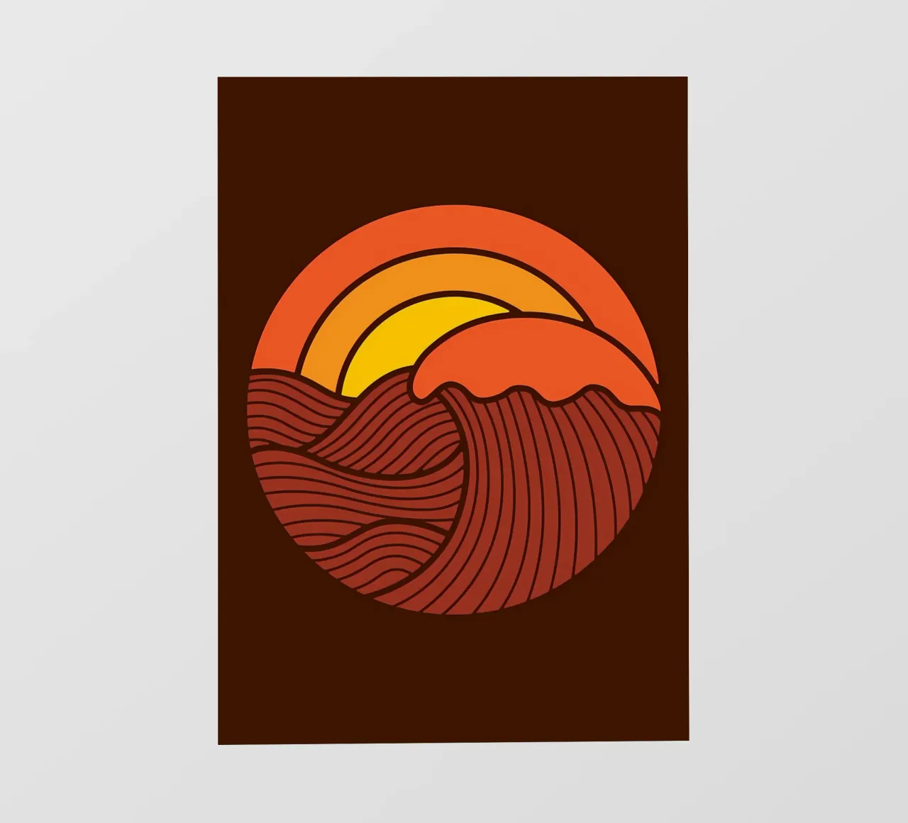 Zonsondergang Cirkel fotobehang van James M Coyle