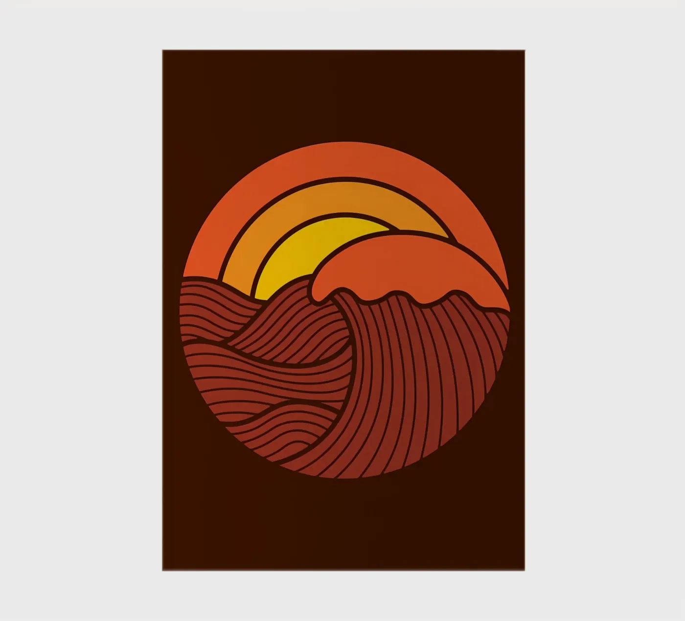 Sunset Circle notebook by James M Coyle