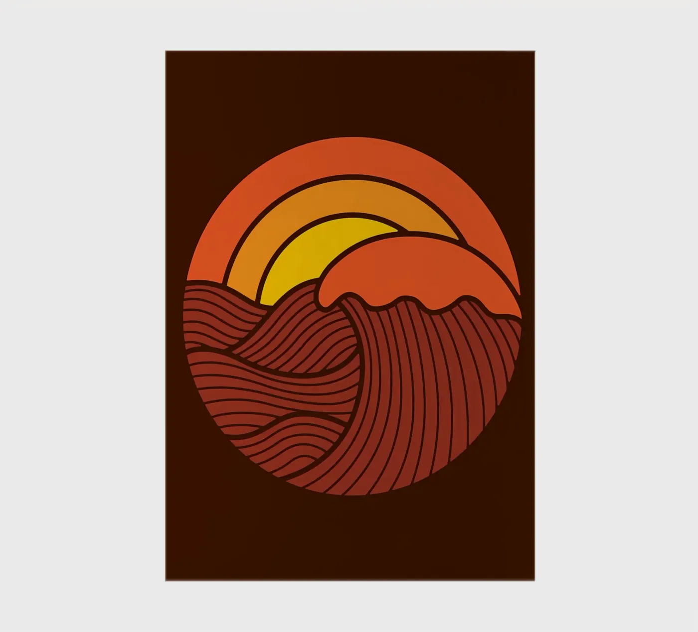 Sunset Circle notebook by James M Coyle