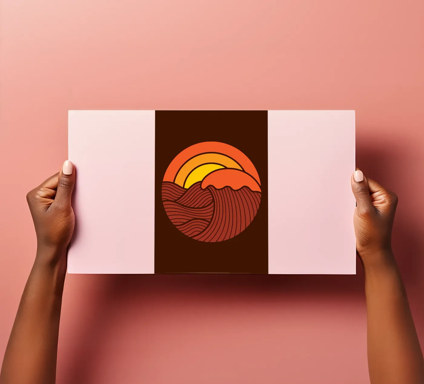 Sunset Circle Stickerbogen von James M Coyle