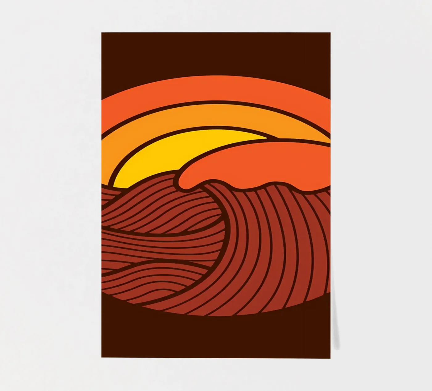 Sunset Circle sticker sheet by James M Coyle