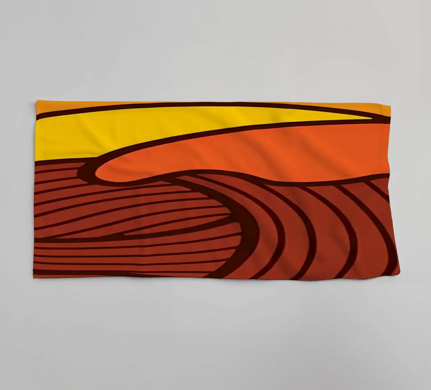 Sunset Circle towel by James M Coyle
