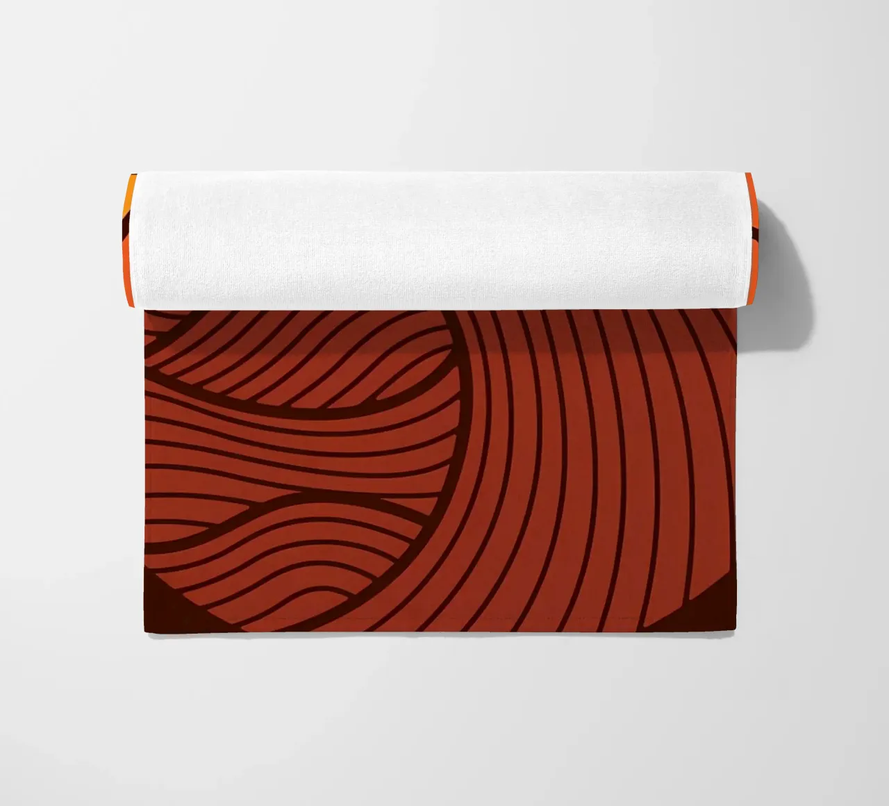 Sunset Circle beach towel by James M Coyle