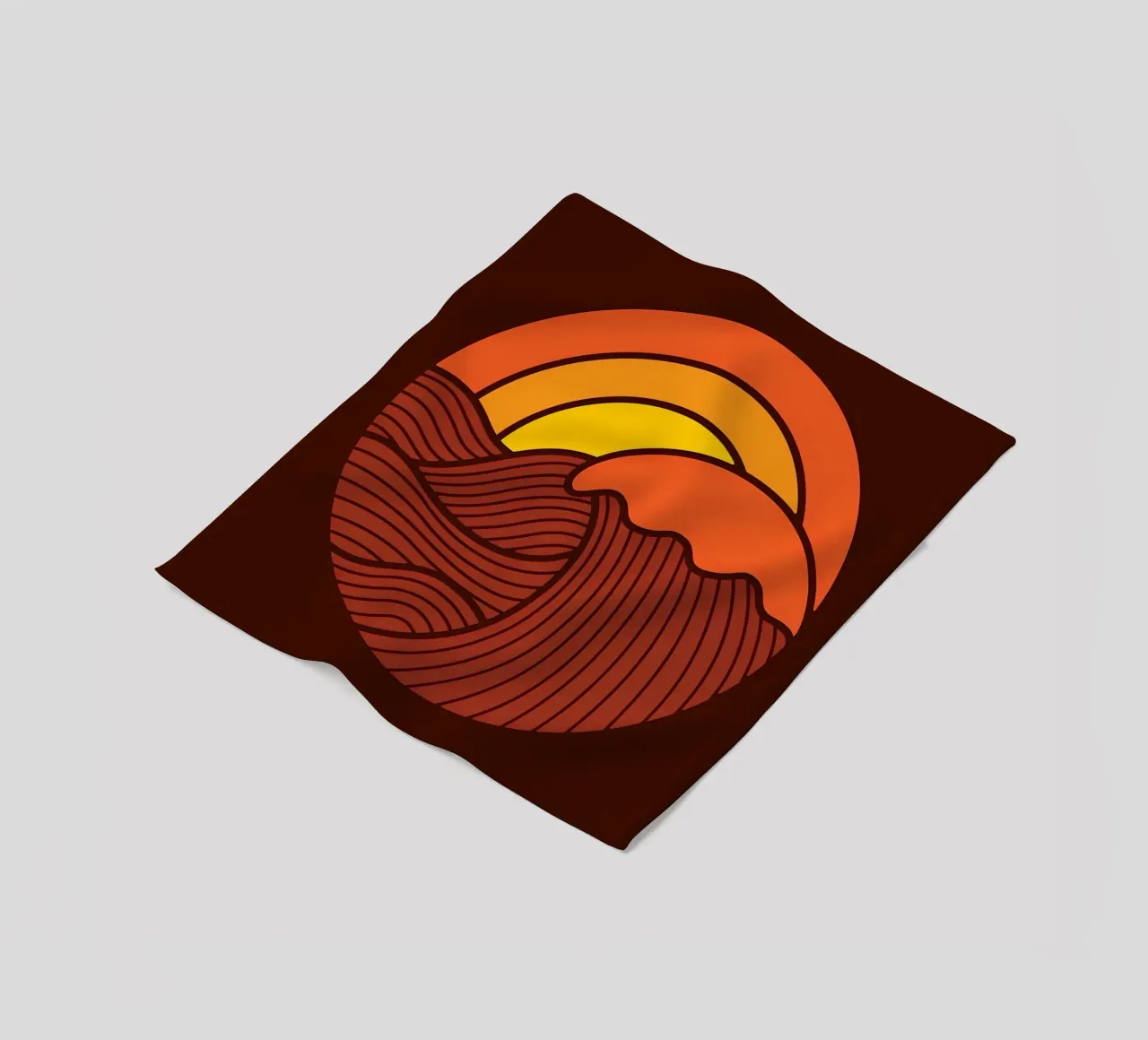 Sonnenuntergangskreis Fleecedecke von James M Coyle