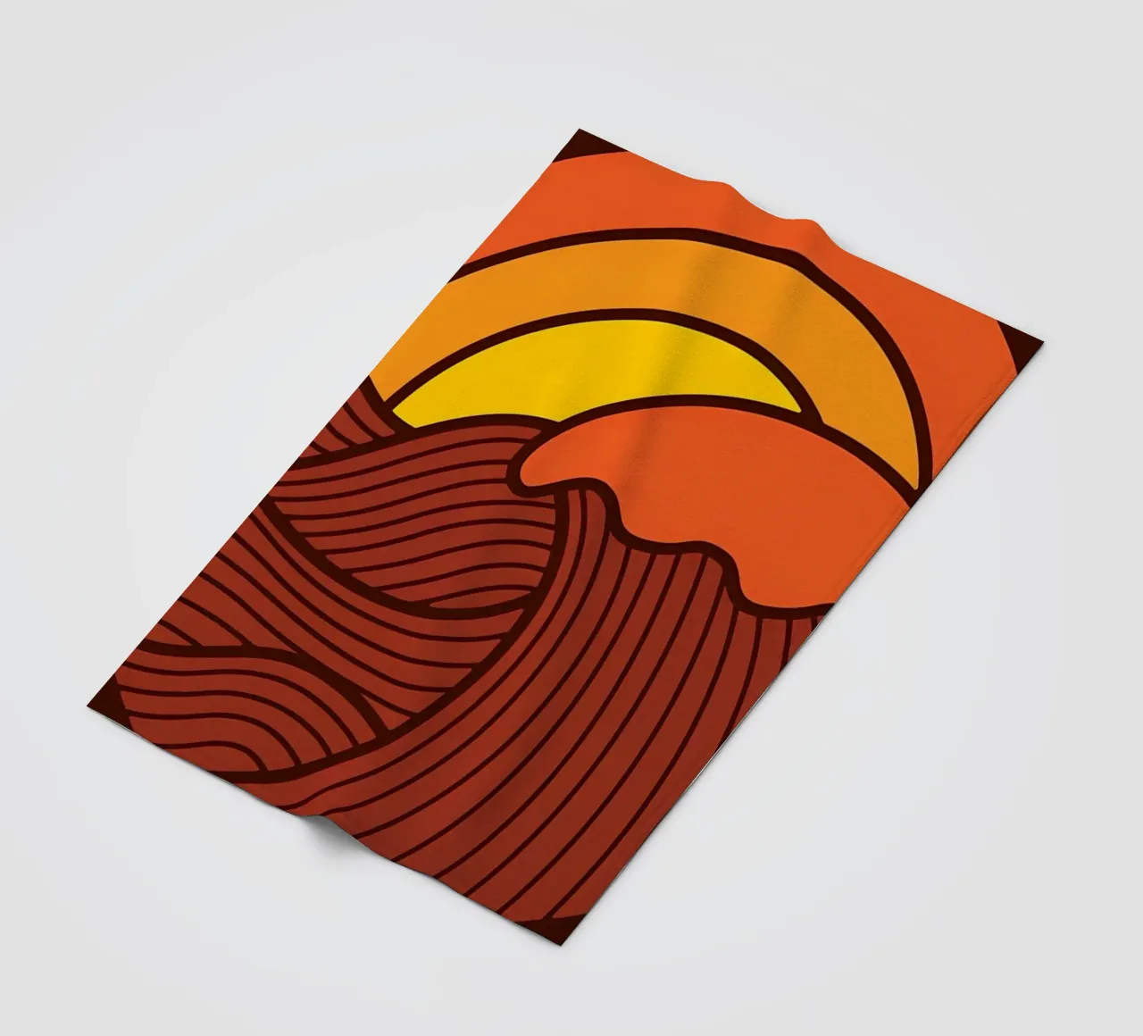 Sonnenuntergangskreis Fleecedecke von James M Coyle