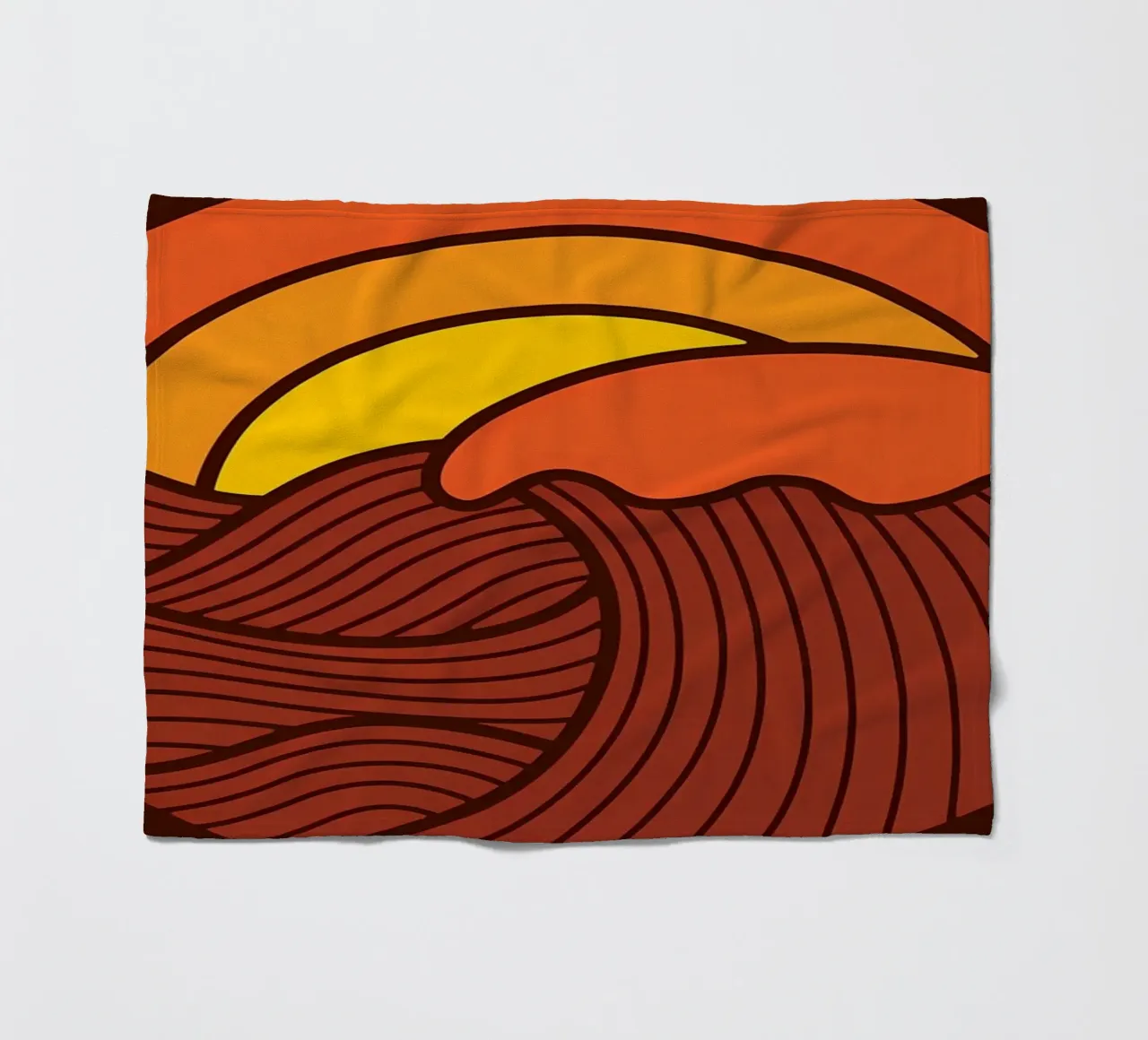 Sonnenuntergangskreis Fleecedecke von James M Coyle