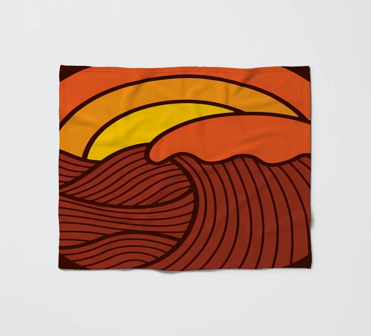 Sonnenuntergangskreis Fleecedecke von James M Coyle