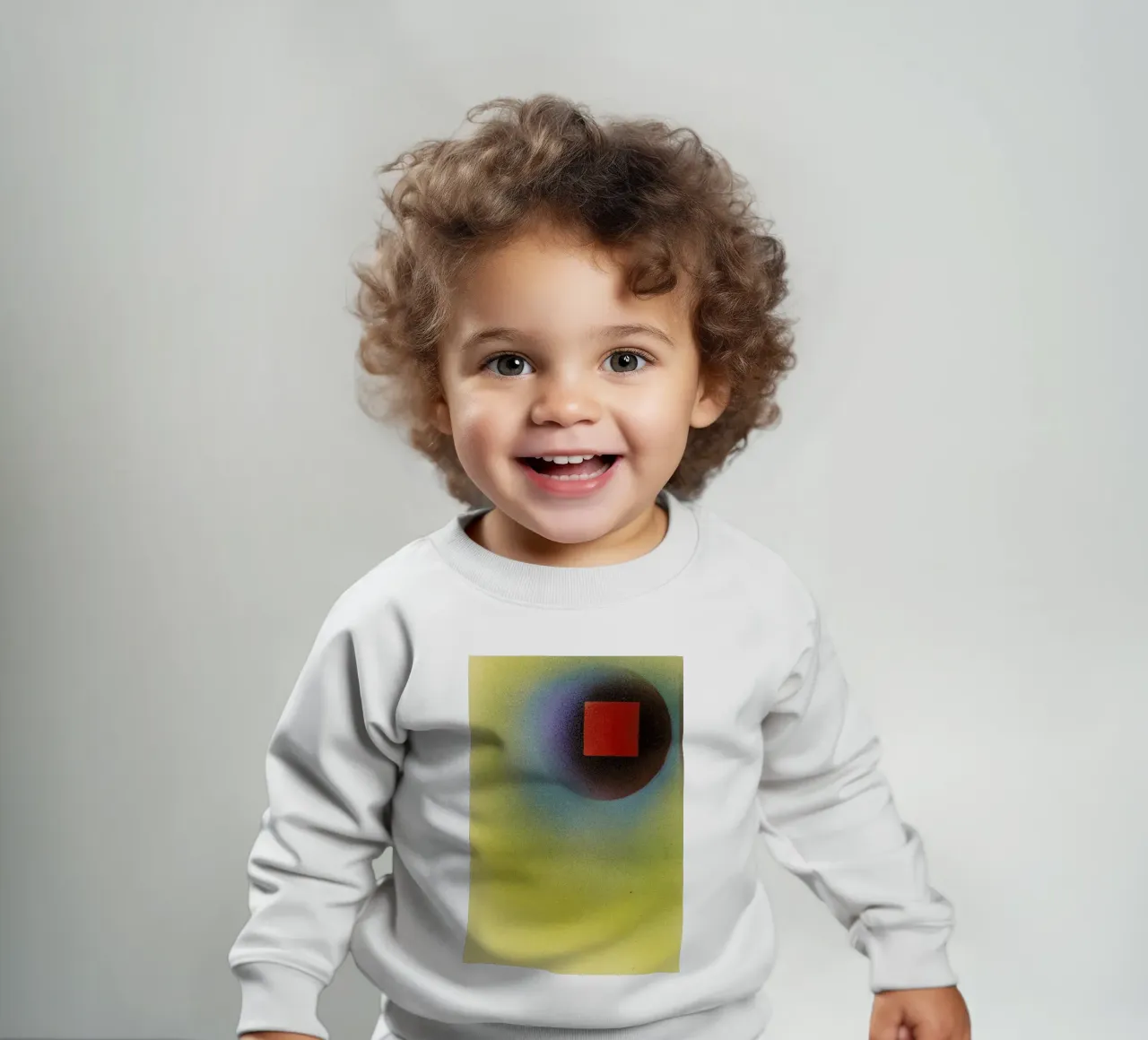 Kandinsky - Square in a Circle felpa neonato da ARTOTHEK