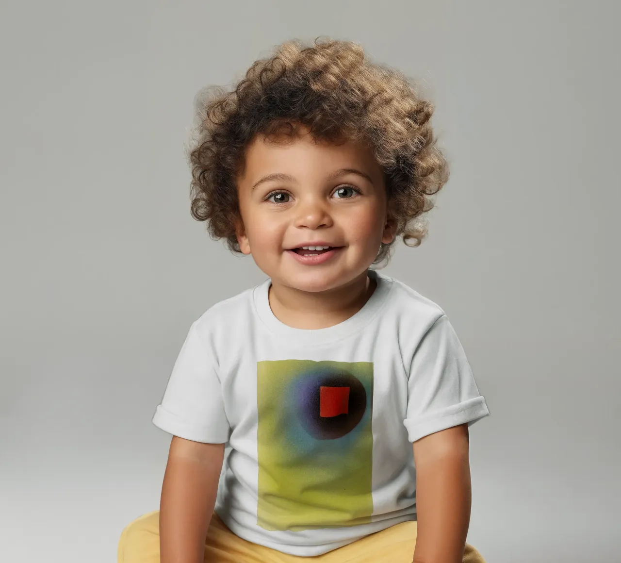 Kandinsky - Square in a Circle maglietta neonato da ARTOTHEK