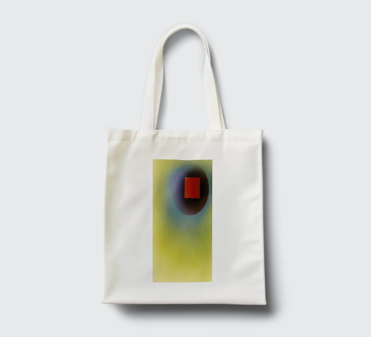 Kandinsky - Square in a Circle borsa in juta da ARTOTHEK