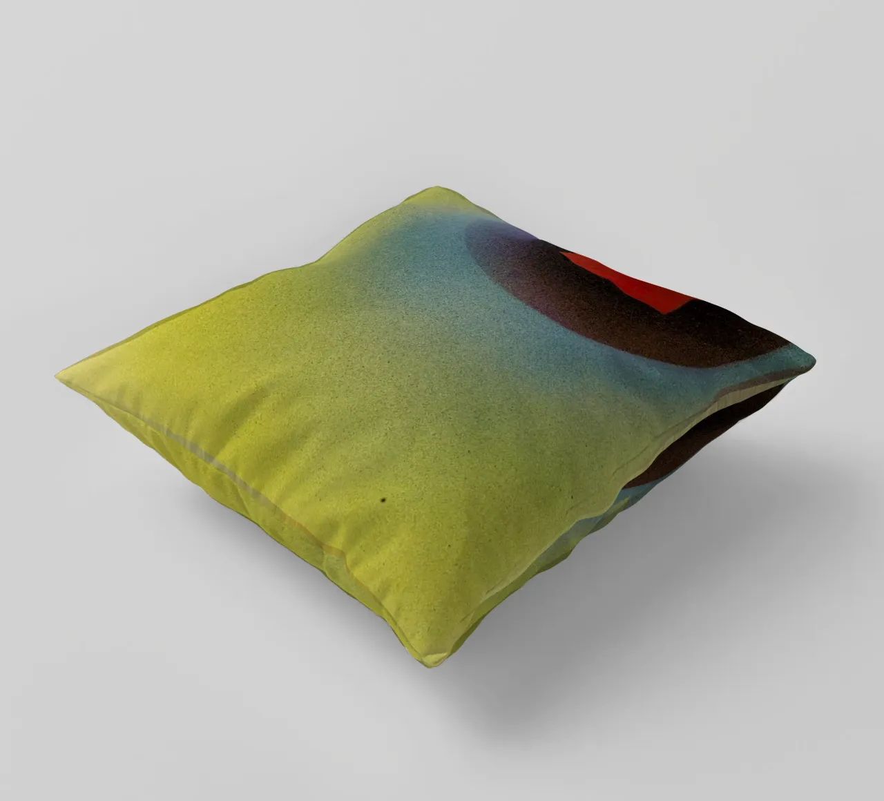 Kandinsky - Square in a Circle cuscino da ARTOTHEK