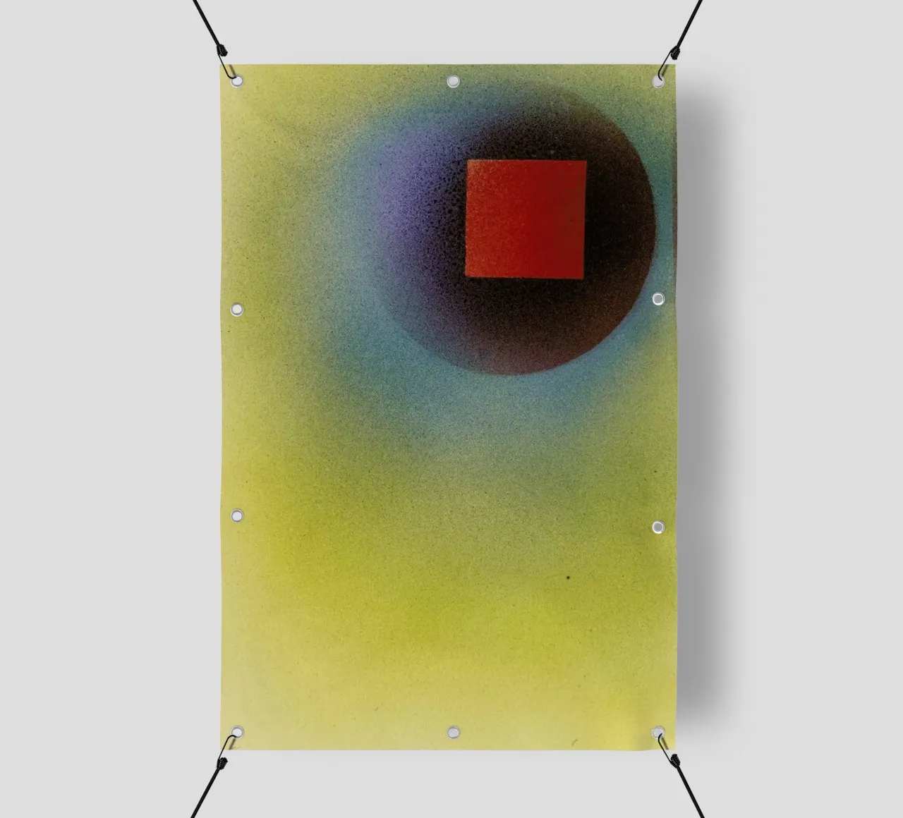 Kandinsky - Square in a Circle telo in pvc da ARTOTHEK