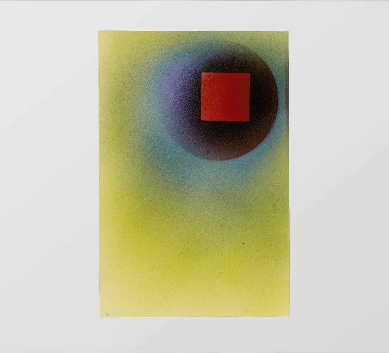 Kandinsky - Square in a Circle telo in pvc da ARTOTHEK