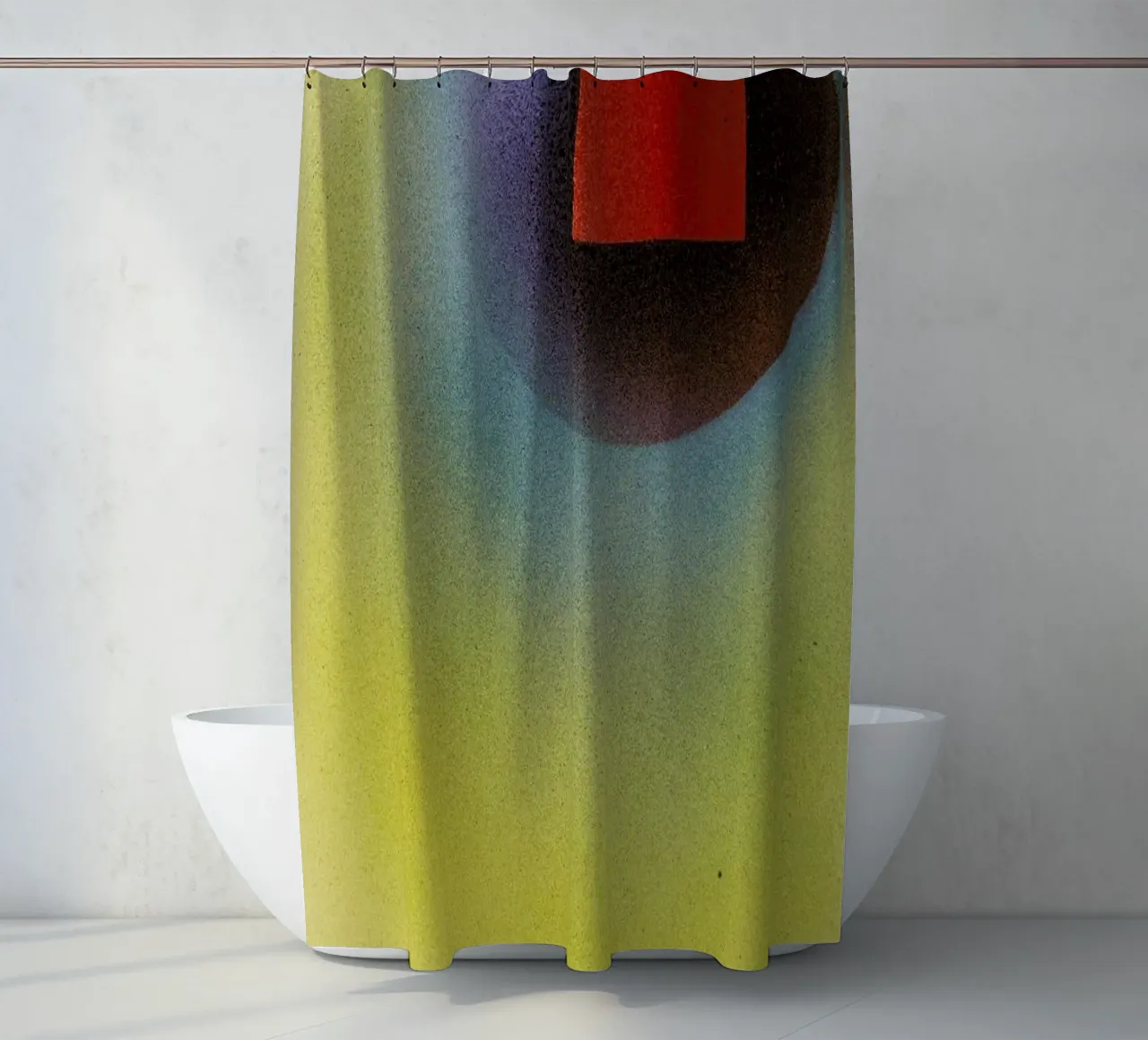 Kandinsky - Square in a Circle tenda da doccia da ARTOTHEK