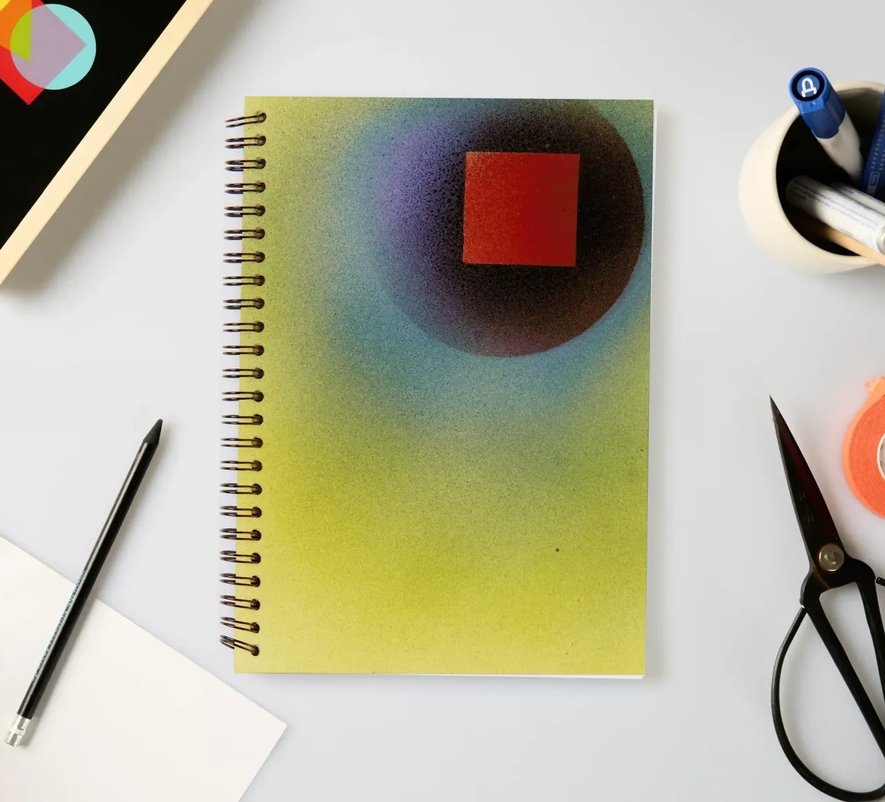 Kandinsky - Square in a Circle diario ad anelli da ARTOTHEK