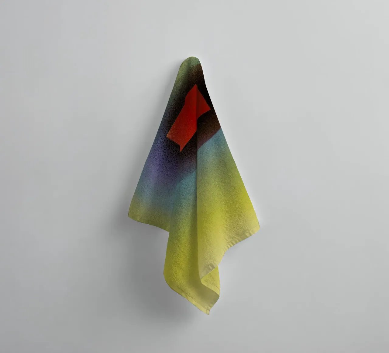 Kandinsky - Square in a Circle towel by ARTOTHEK