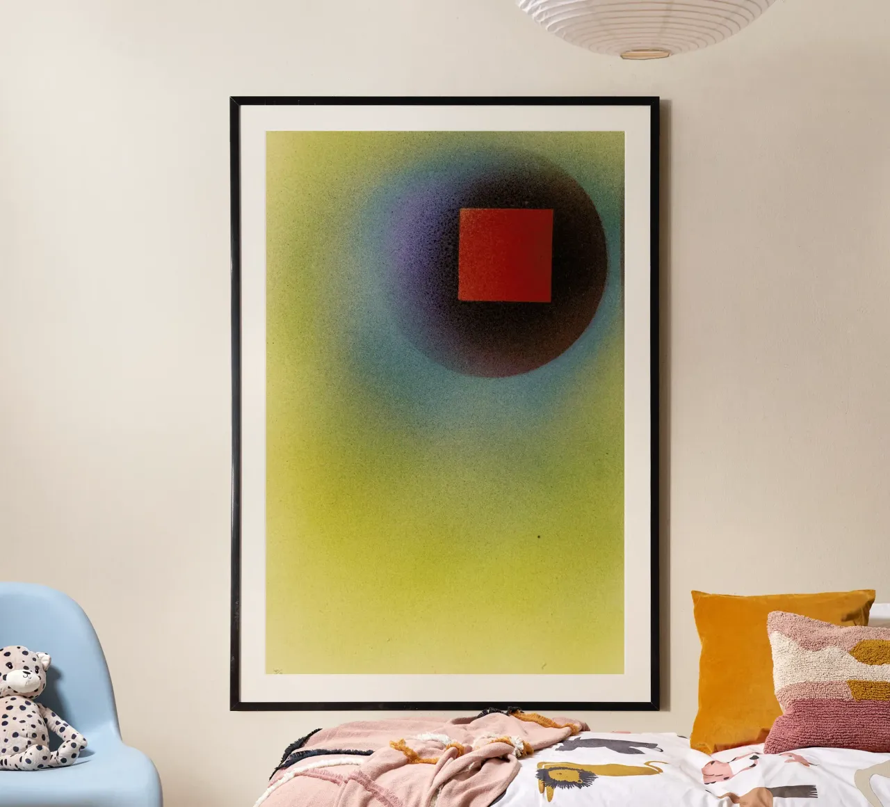 Kandinsky - Square in a Circle carta hahnemühle da ARTOTHEK