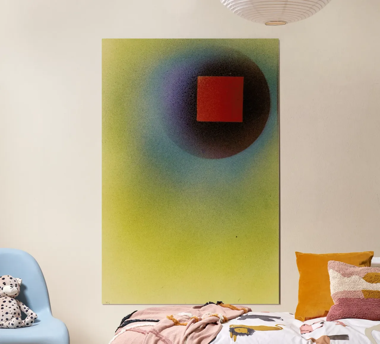 Kandinsky - Square in a Circle carta hahnemühle da ARTOTHEK