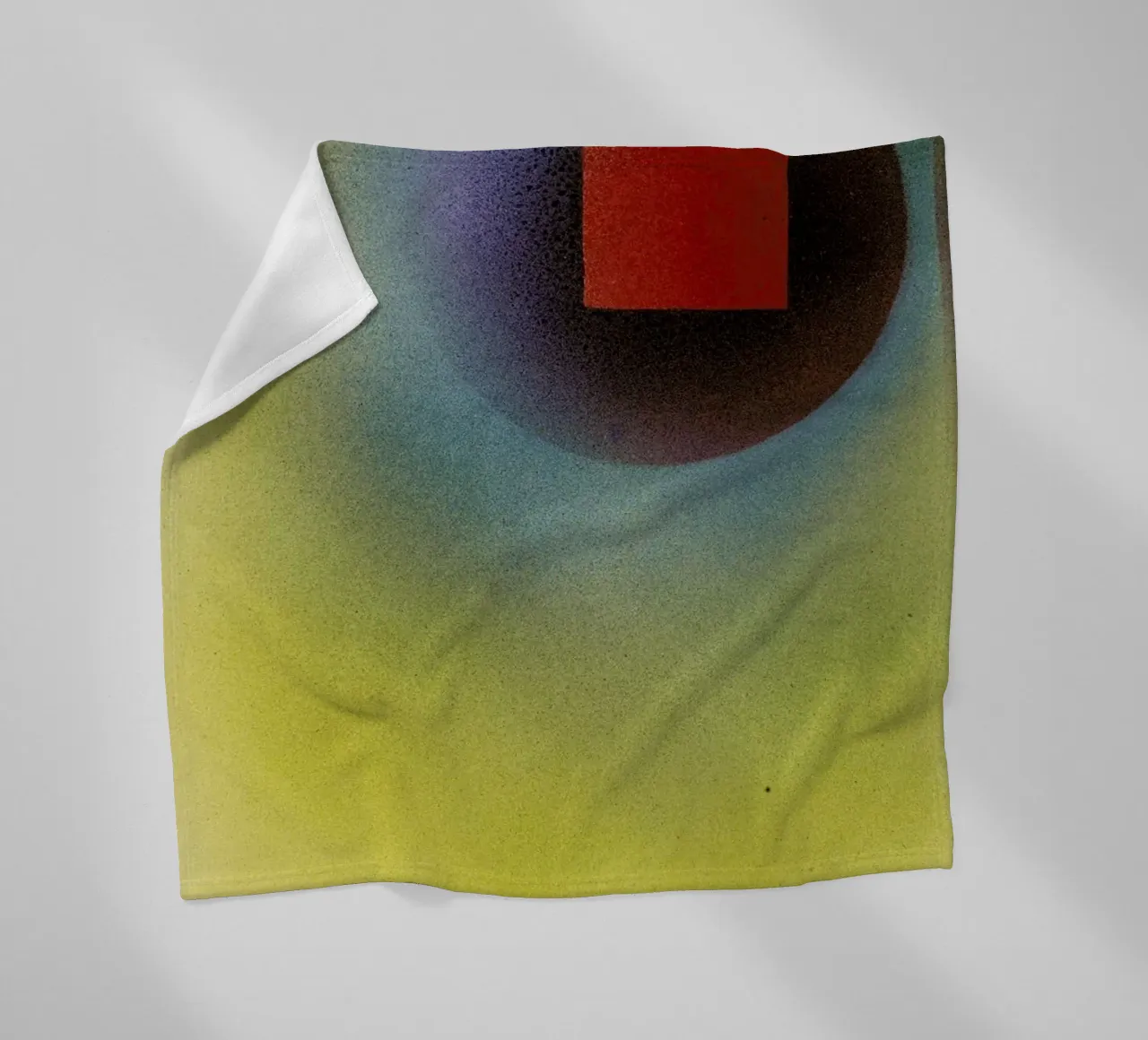 Kandinsky - Square in a Circle coperta in pile da ARTOTHEK