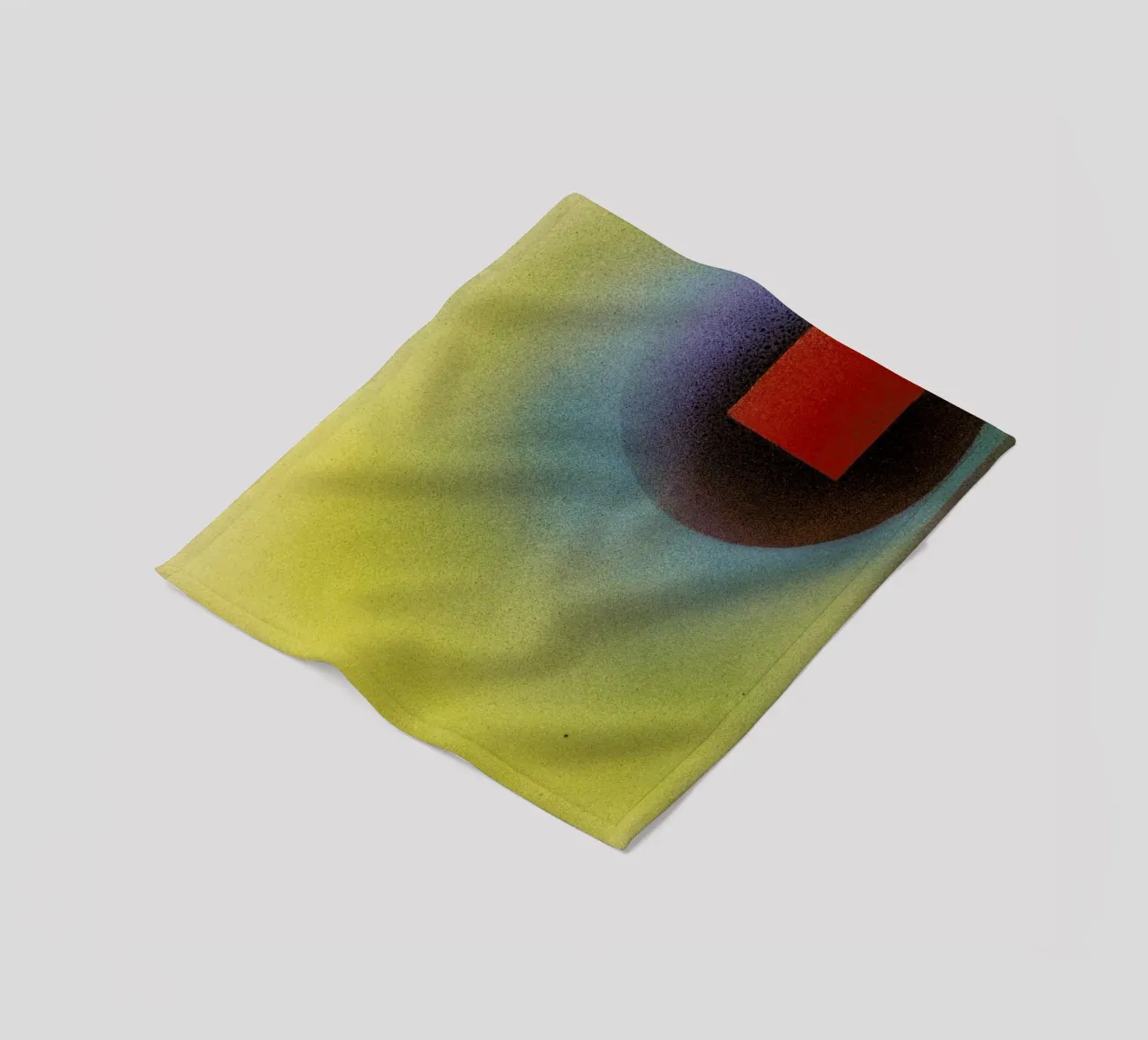 Kandinsky - Square in a Circle coperta in pile da ARTOTHEK