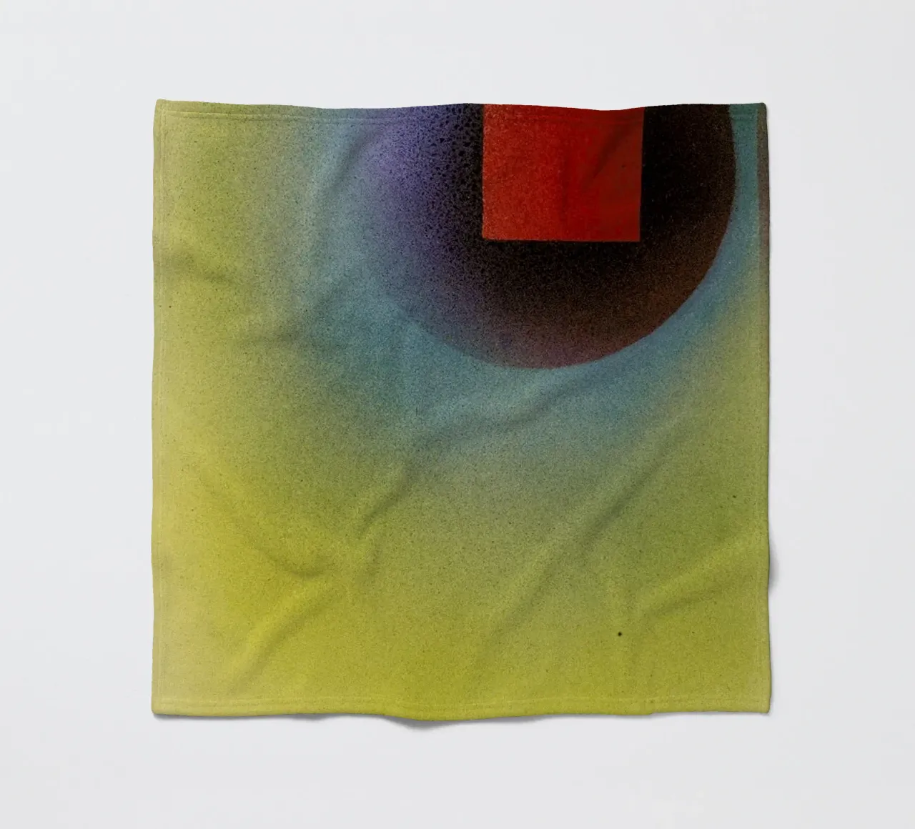 Kandinsky - Square in a Circle coperta in pile da ARTOTHEK