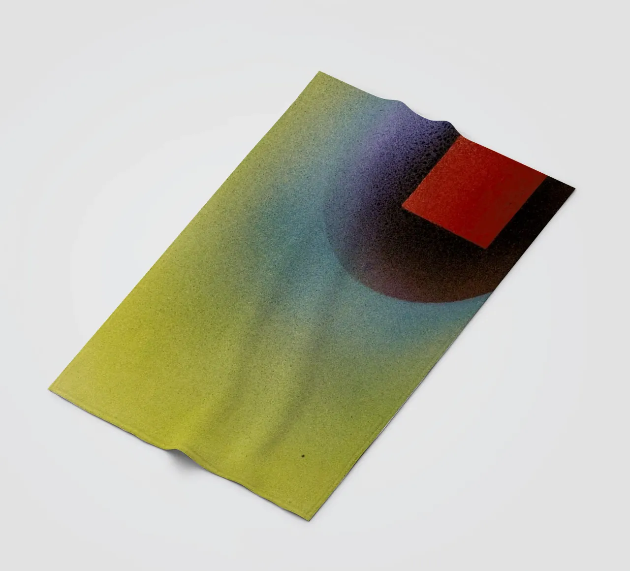 Kandinsky - Square in a Circle coperta in pile da ARTOTHEK