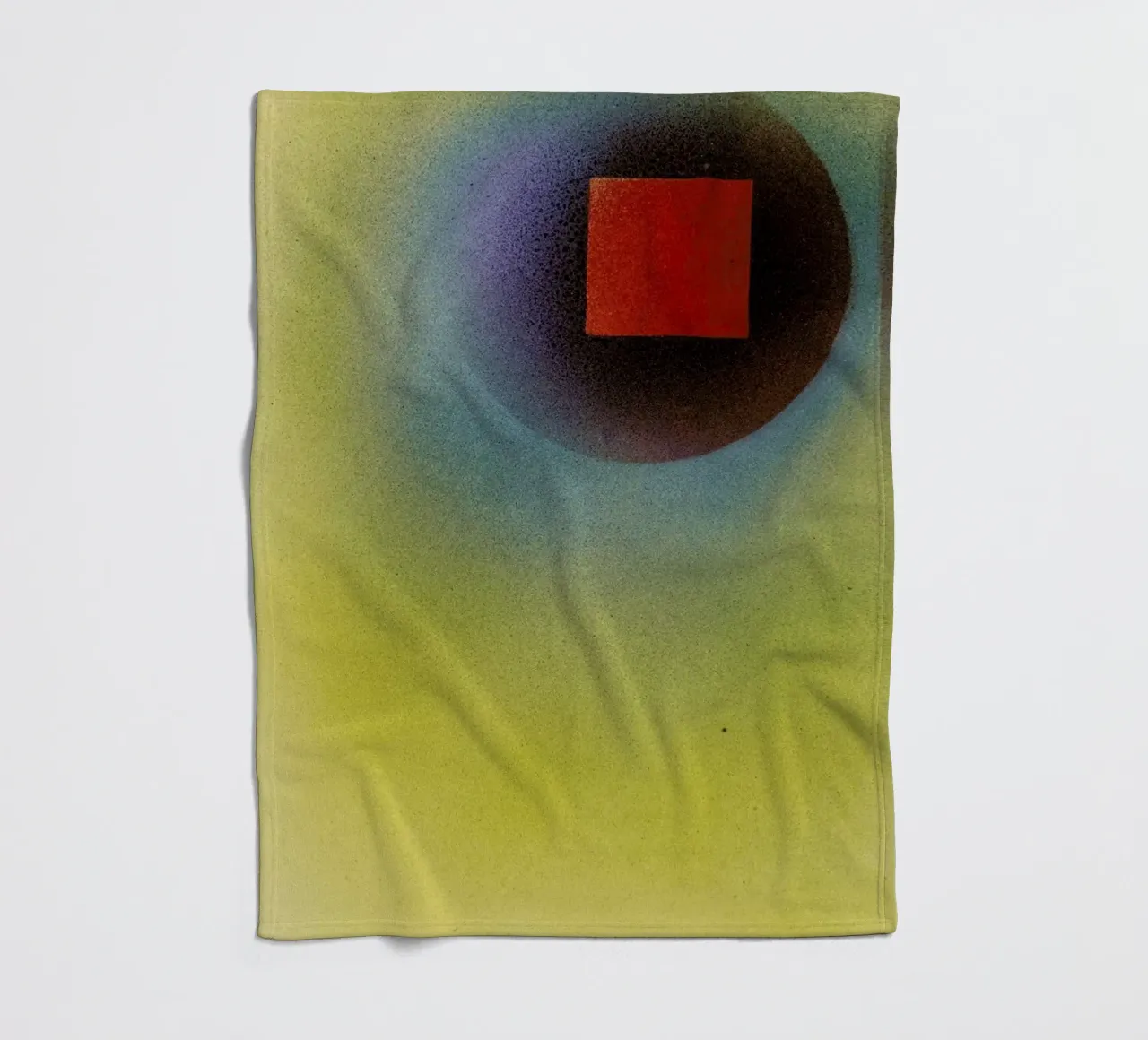 Kandinsky - Square in a Circle coperta in pile da ARTOTHEK