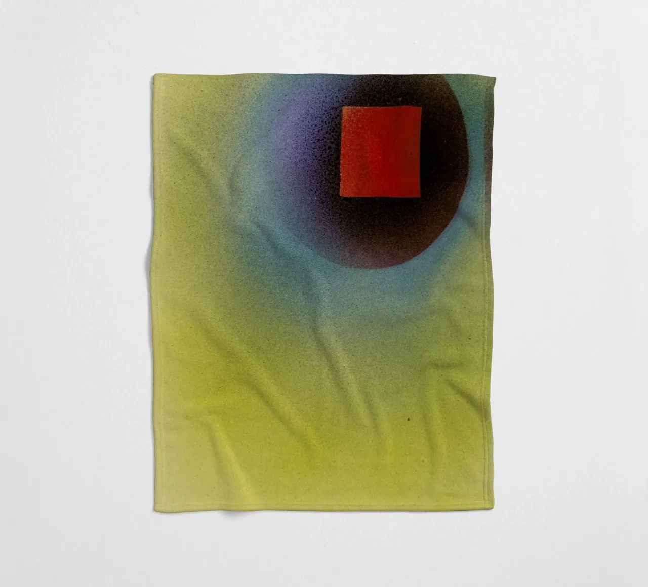 Kandinsky - Square in a Circle coperta in pile da ARTOTHEK