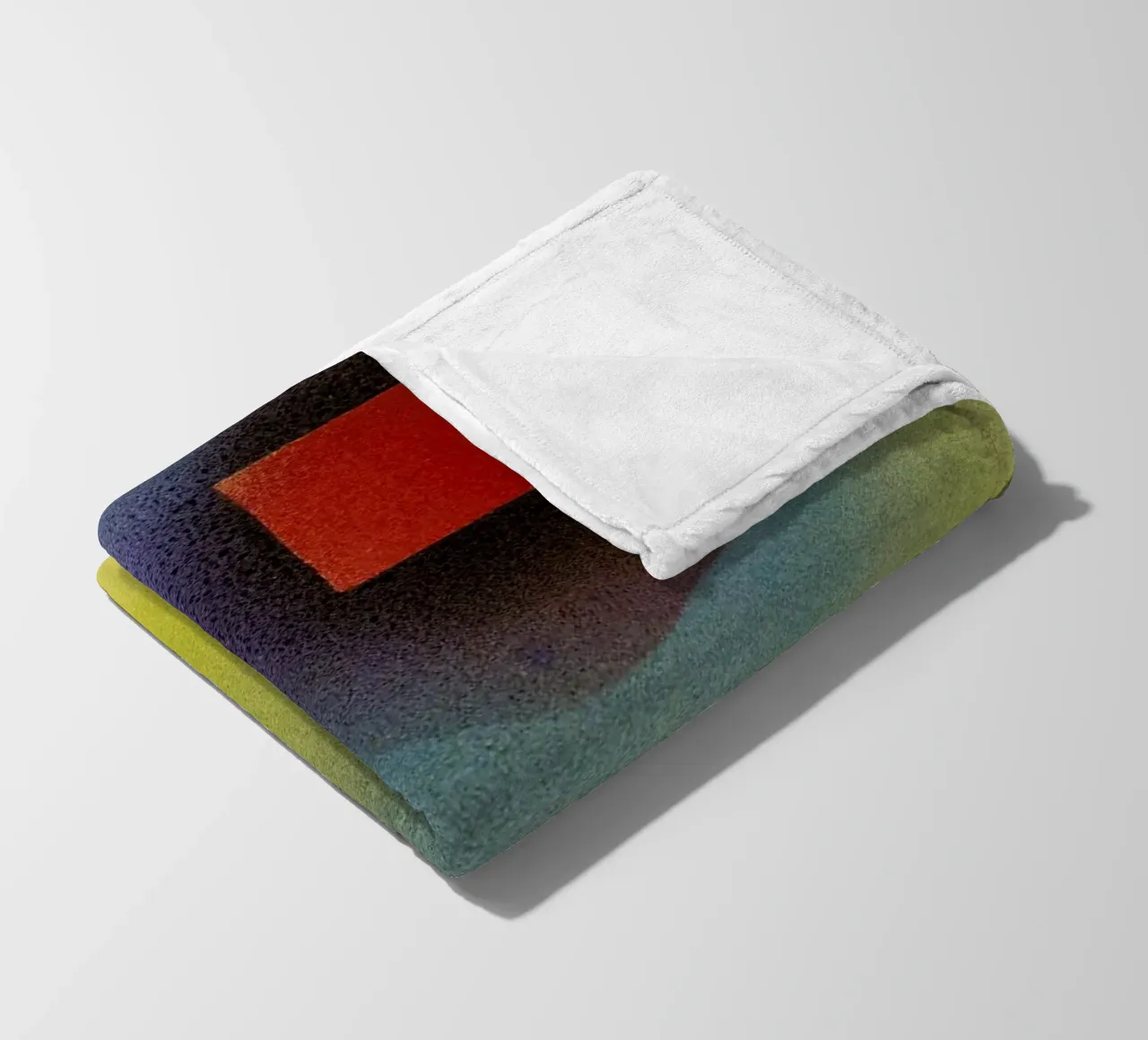 Kandinsky - Square in a Circle coperta in pile da ARTOTHEK