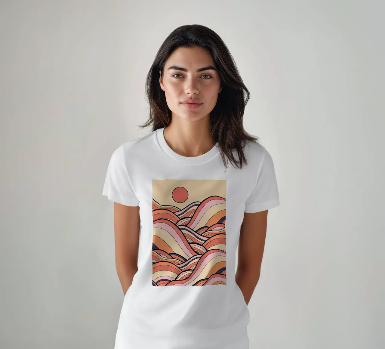 Hot spring waves t-shirt by James M Coyle
