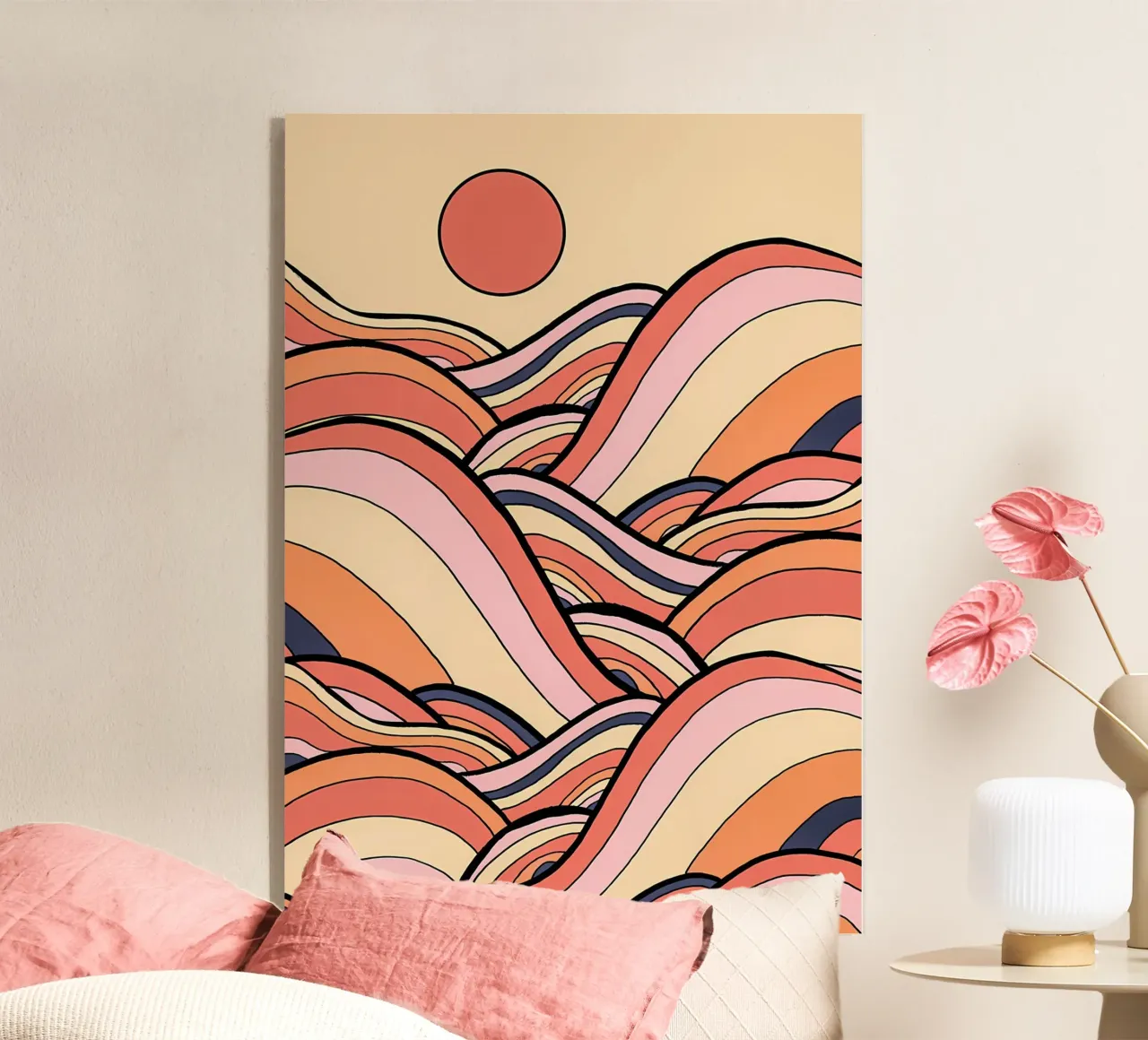 Hot spring waves plexiglass da James M Coyle