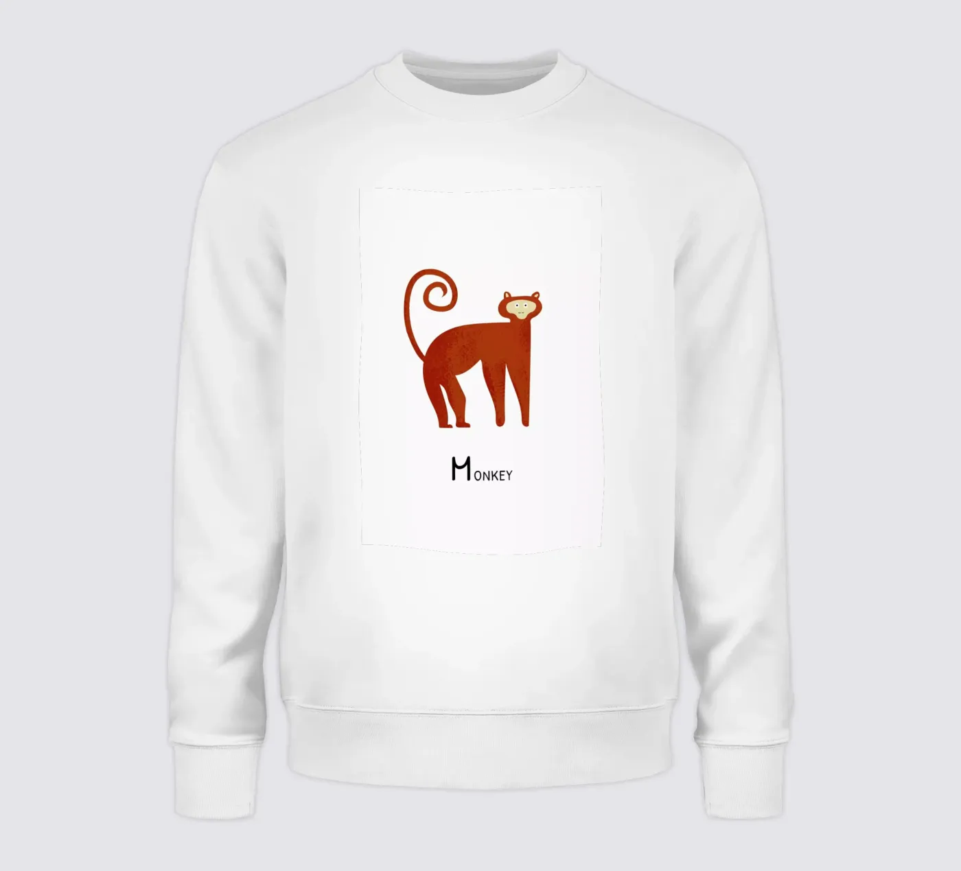Monkey sweatshirt by Little Flourishes