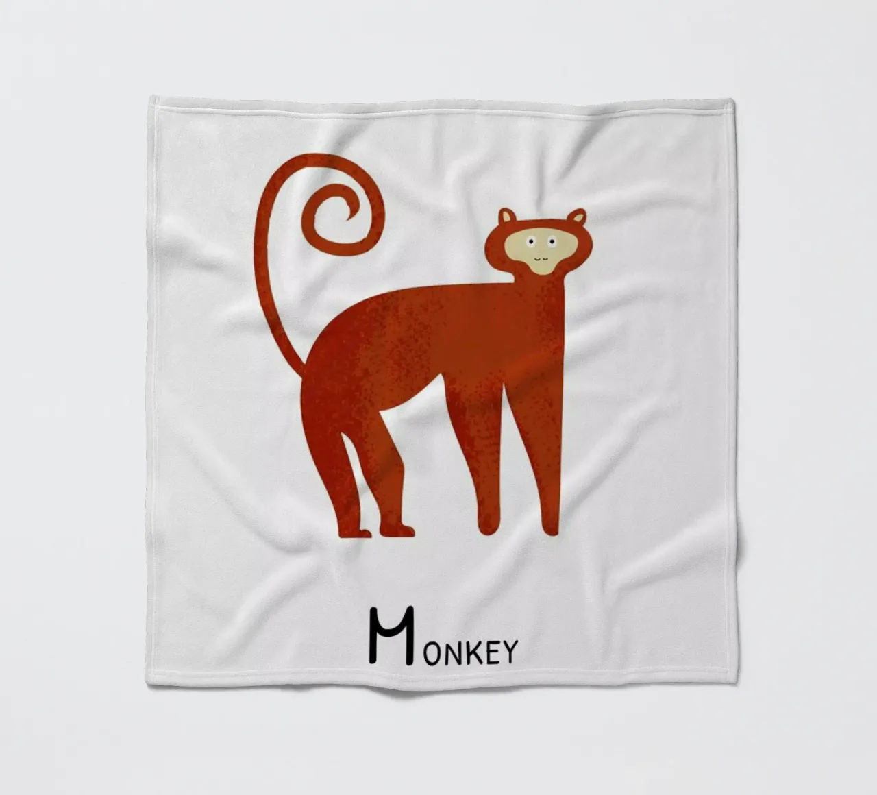 Monkey Fleecedecke von Little Flourishes